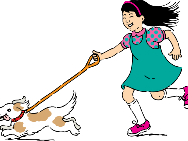 Pets Clipart Dog Exercise - Take Dog For Walk - Png Download (640x480), Png Download
