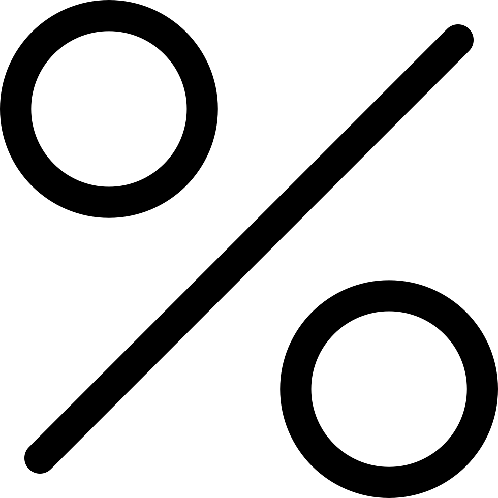 Percentage Png Clipart - Percent Clipart Png Transparent Png (980x980), Png Download