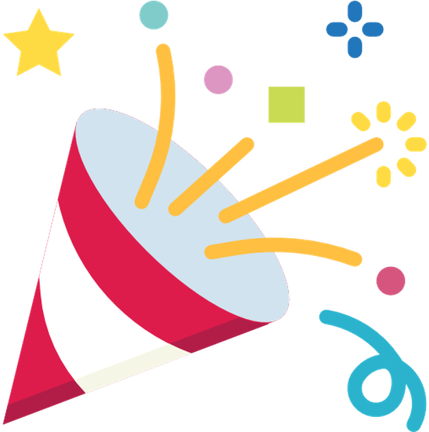 Party Computer Icons Clip Art Confetti Birthday - Transparent Background Birthday Icons - Png Download (1200x630), Png Download