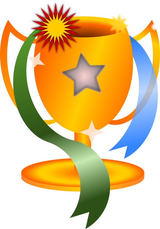 Computer Wallpaper,plant,flower - Trophy With Medal Clipart - Png Download (524x749), Png Download