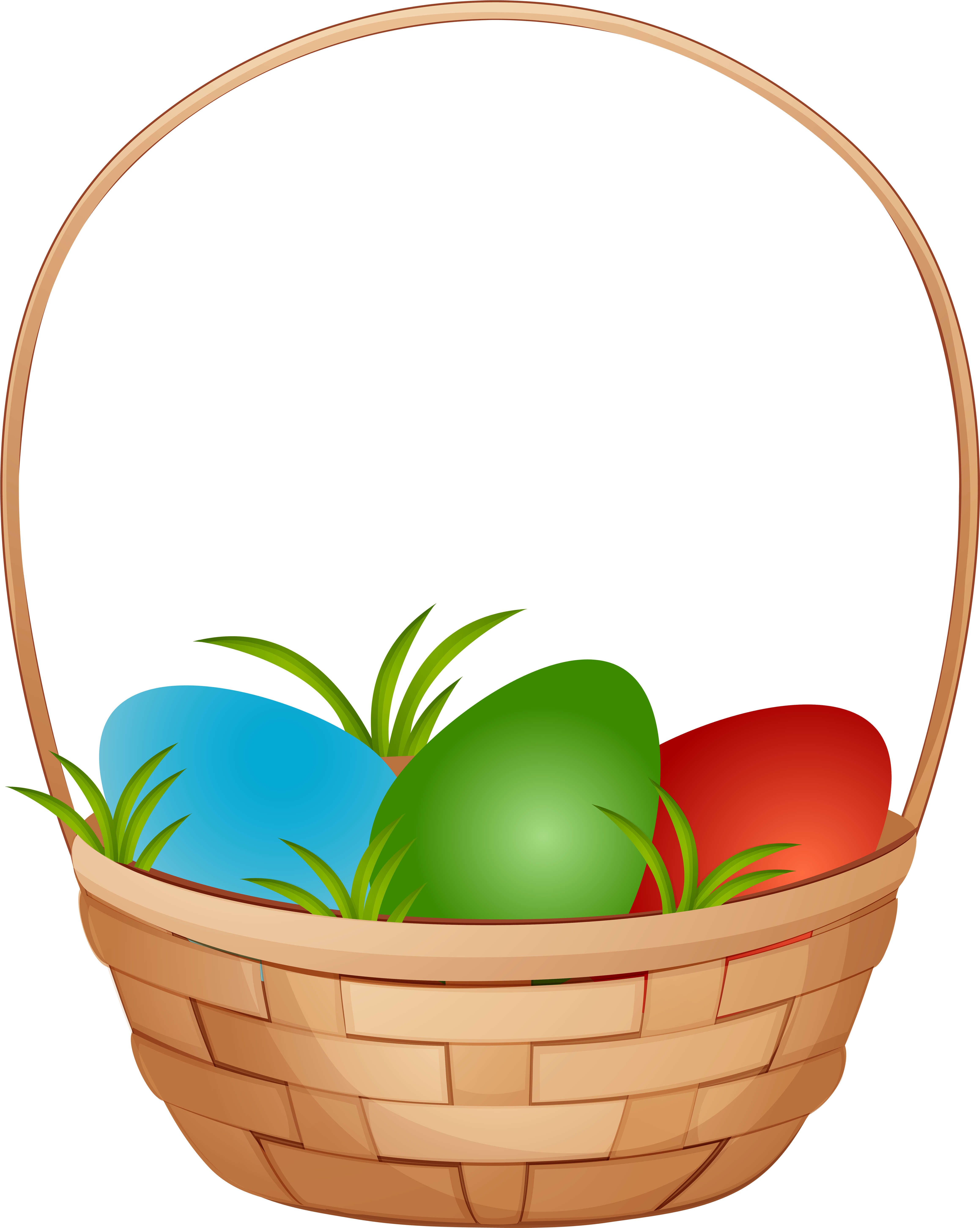 Easter Basket Picture Clipart (4788x6000), Png Download
