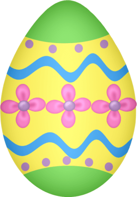Clip Art Easter Bunny Easter Egg Openclipart - Clipart Easter Egg - Png Download (480x690), Png Download