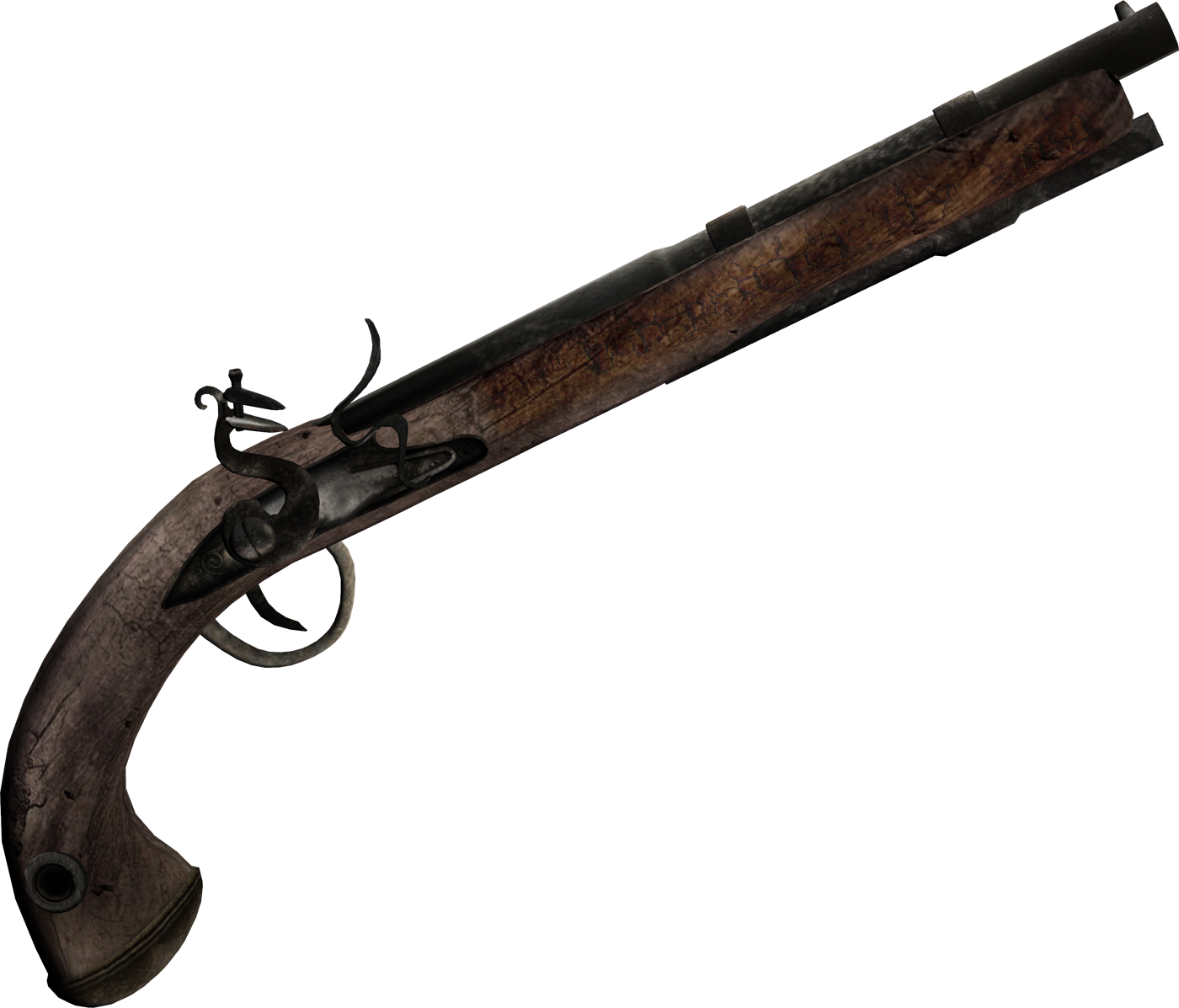 Weapon Firearm Piracy Flintlock Pistol - Flintlock Pistol Png Clipart