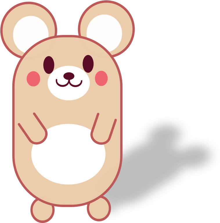 Free To Use Public Domain Animals Clip Art - Kawaii Mouse Png Transparent Png (783x800), Png Download