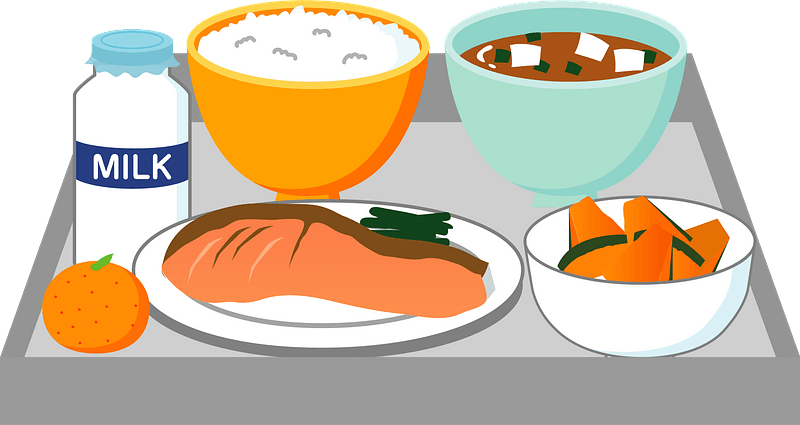 School Lunch Clipart - Png Download (800x425), Png Download