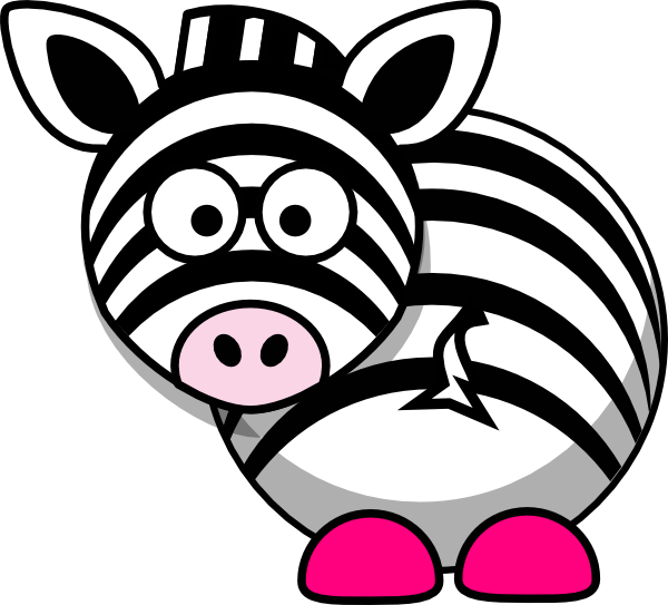 Zebra Clipart - Png Download (600x543), Png Download
