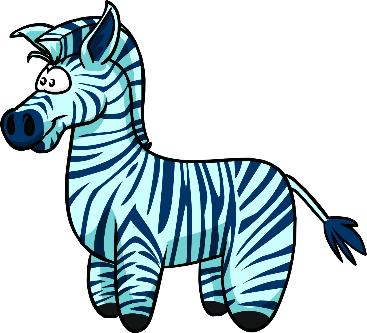 Official Club Penguin Online Wiki - Zebra Penguin Clipart (1274x1156), Png Download