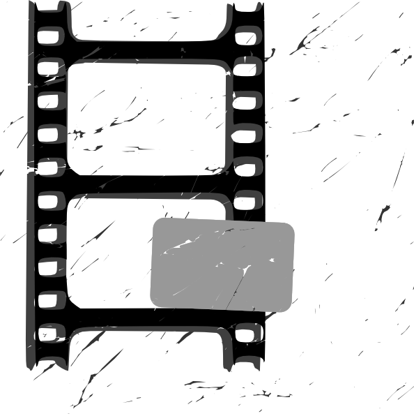 Vintage Movie Tape Png Clipart (594x596), Png Download