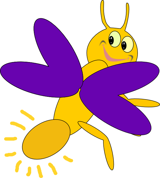 Svg Stock Cool Firefly Insect Clipart Gallery Of - Clip Art - Png Download (534x594), Png Download
