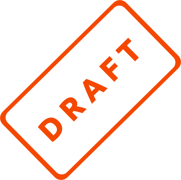 Draft Stamp Png Clipart (600x597), Png Download