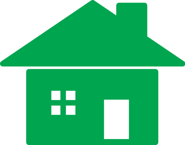 Environment Clipart Home Environment, Environment Home - Black Home Symbol Png Transparent Png (640x502), Png Download