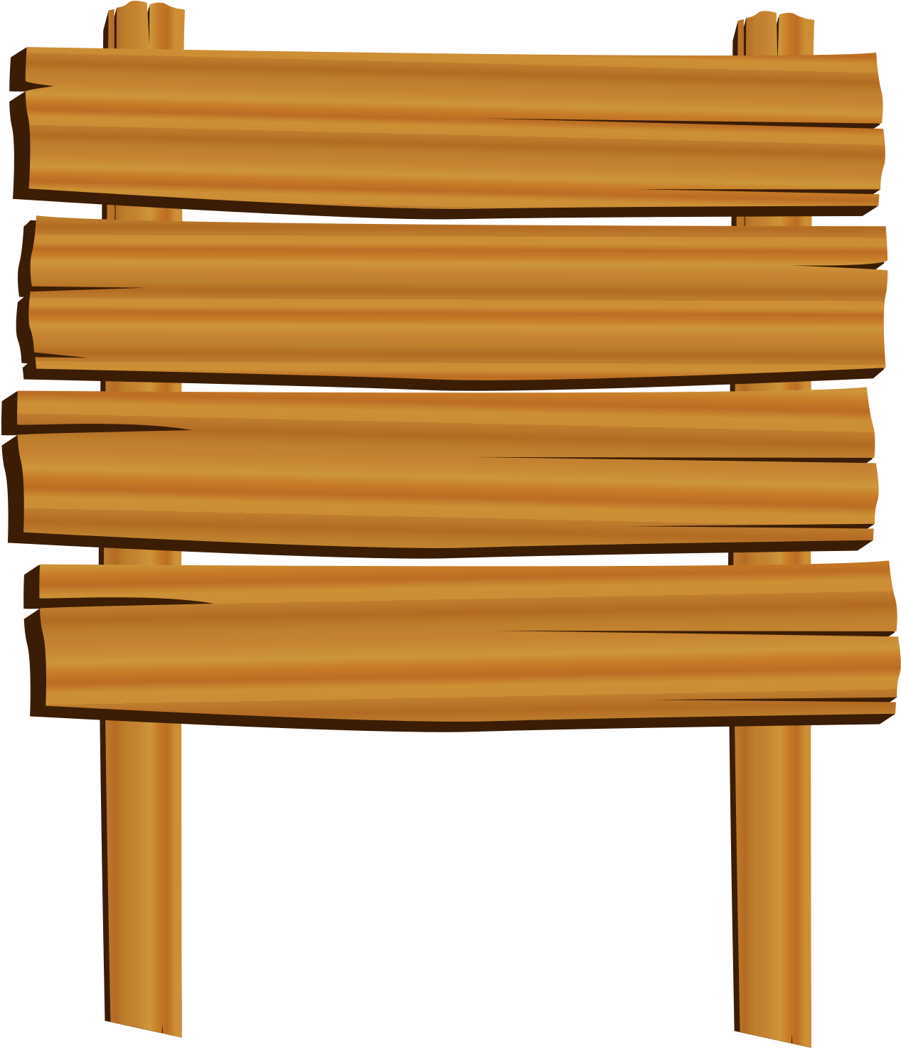 Wood Clip Art - Wooden Hanging Board Png Transparent Png (2400x2400), Png Download