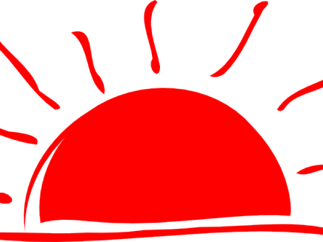 Red Sunset Clipart - Png Download (640x480), Png Download