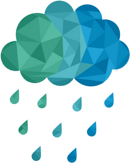Clipart Rain Rain Cloud - Cloud Rain Png Transparent Png (595x597), Png Download