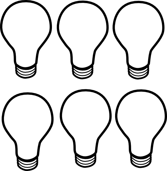 Lightbulb Clipart - Png Download (582x597), Png Download