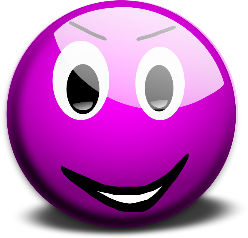Orange Smile Clipart, Vector Clip Art Online, Royalty - Png Download (900x861), Png Download