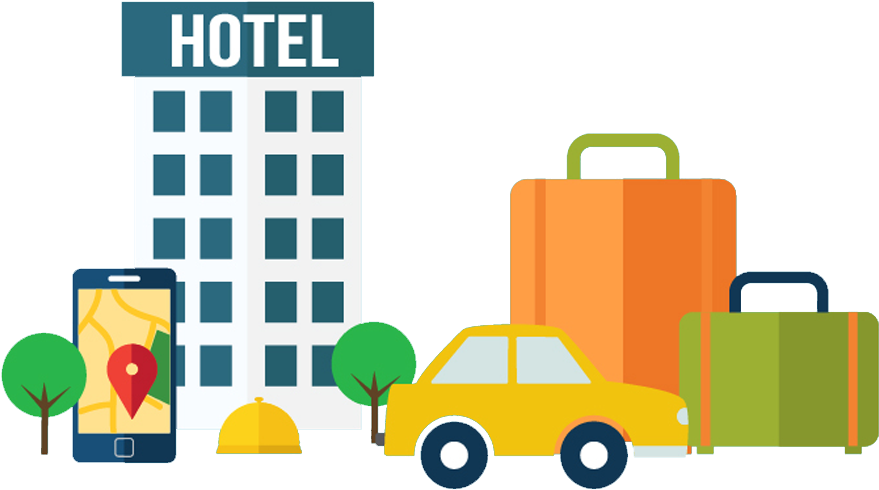Booking Herewego Nepal Hotels - Hotel Booking Logo Png Clipart (900x600), Png Download