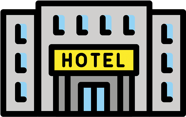 Hotel Emoji Clipart - Comet Lake - Png Download (800x800), Png Download