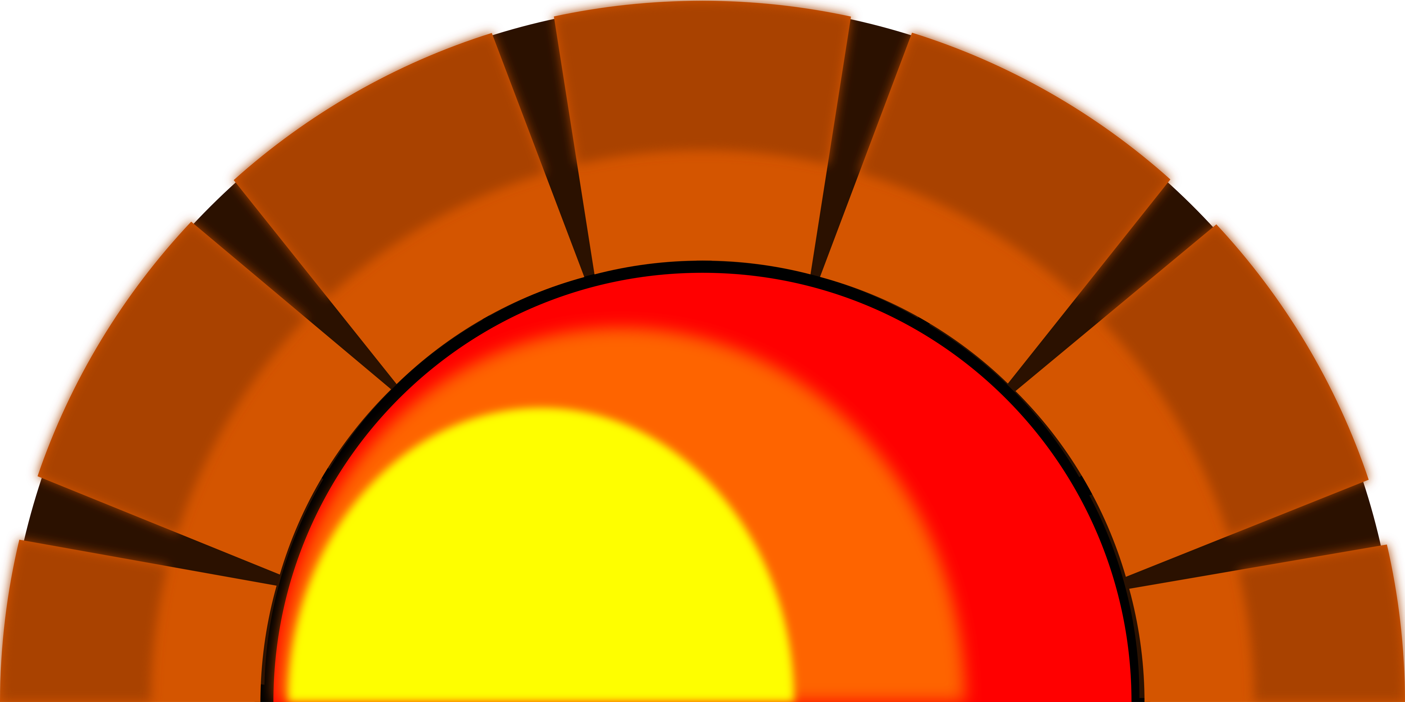 Baker Clipart Oven Door - Furnace Clipart - Png Download (4800x2400), Png Download