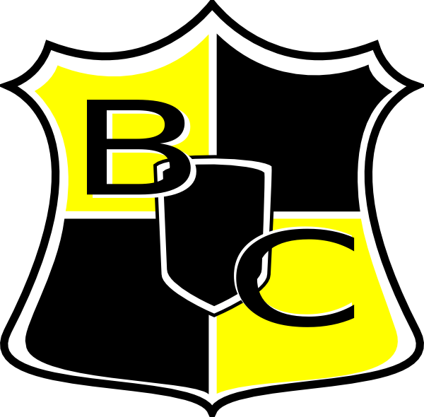 Escudos Con Negro Y Amarillo Clipart (600x590), Png Download