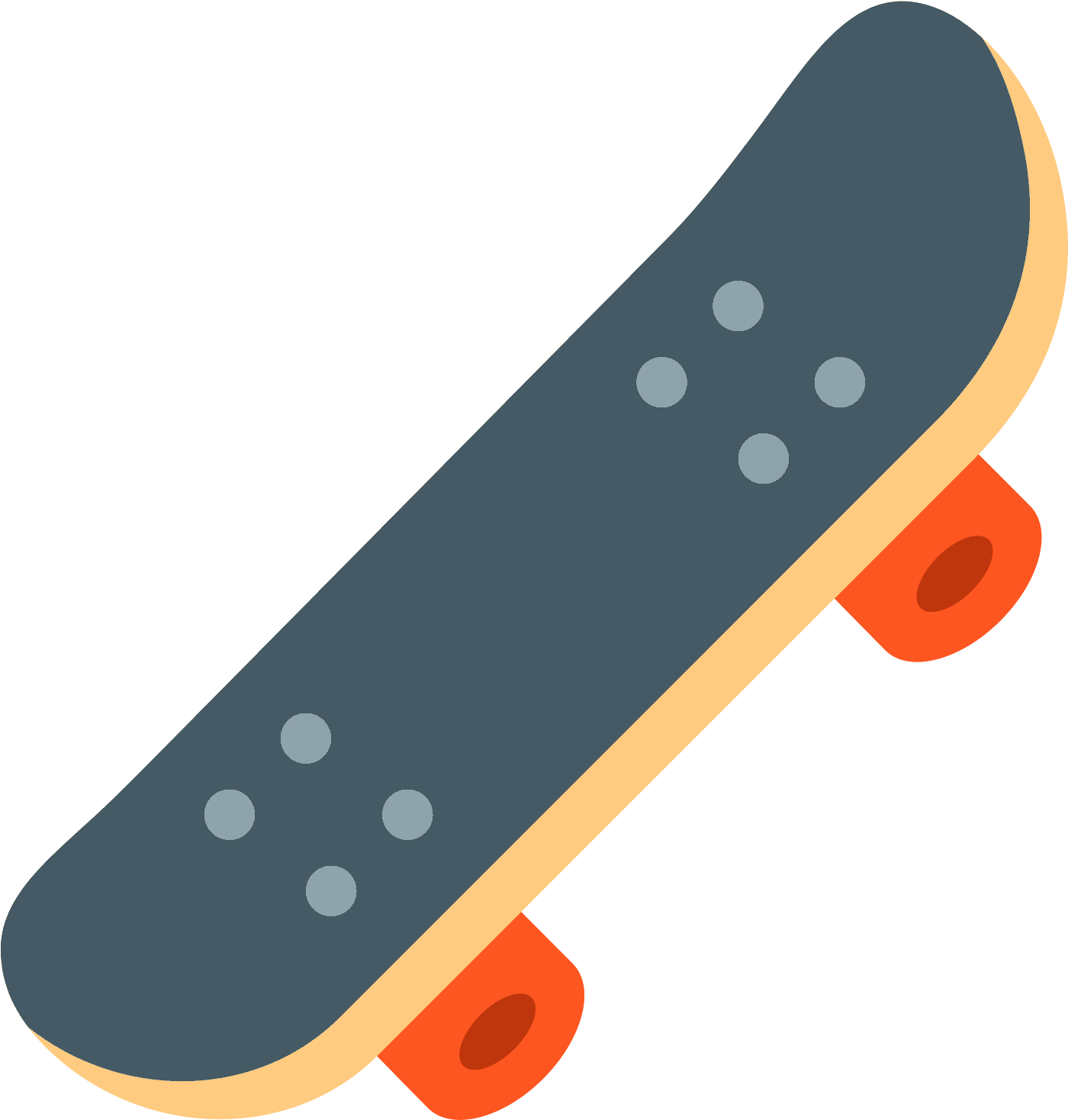 Skate Clipart Skateboard Deck - Skateboard Clipart Png Transparent Png (1600x1600), Png Download
