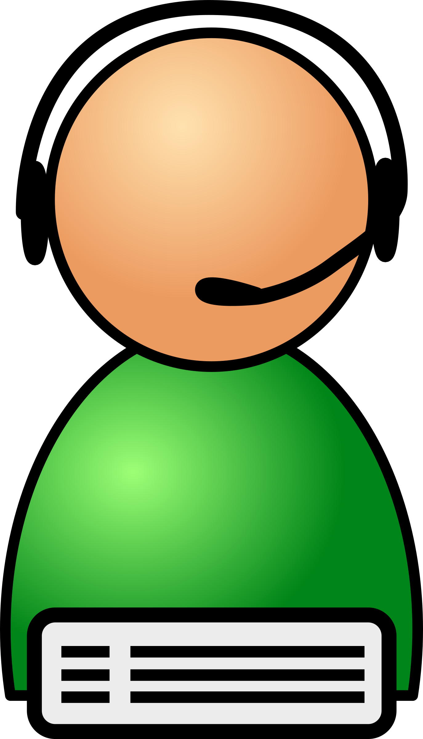 Responsibility Clipart Clip Art - Operator Clipart - Png Download (1374x2400), Png Download
