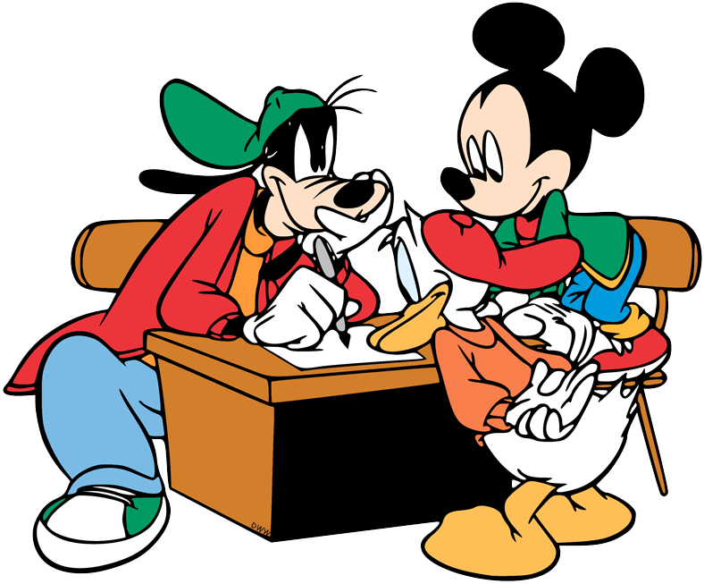 School Mickey Mouse Clip Art - Png Download (788x653), Png Download