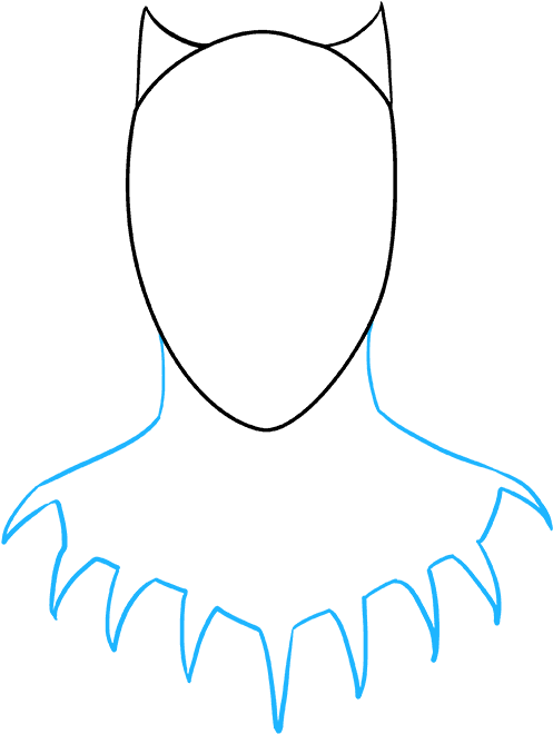 How To Draw Black Panther Clipart (680x678), Png Download