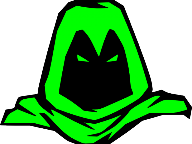 Scary Ghost Clipart - Masked Man Drawing - Png Download (640x480), Png Download