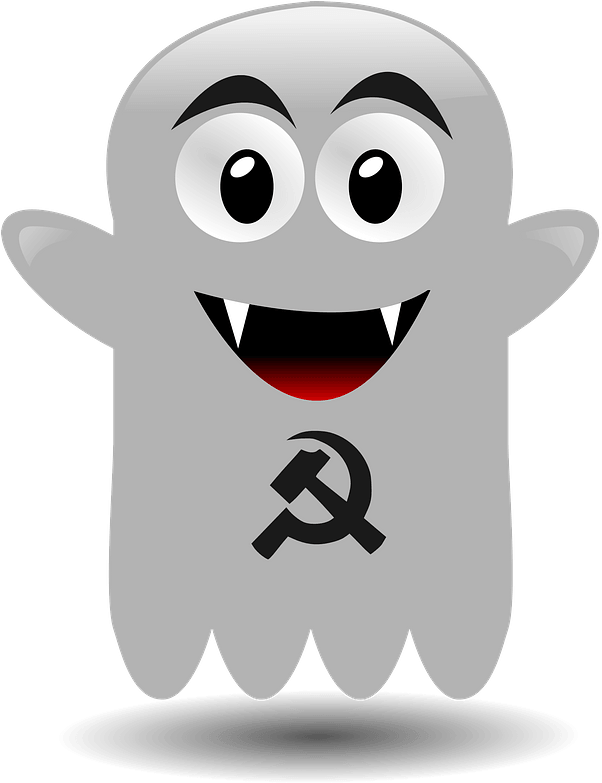 Ghost Communism 1769 Clipart - Ghost Clip Art - Png Download (613x800), Png Download