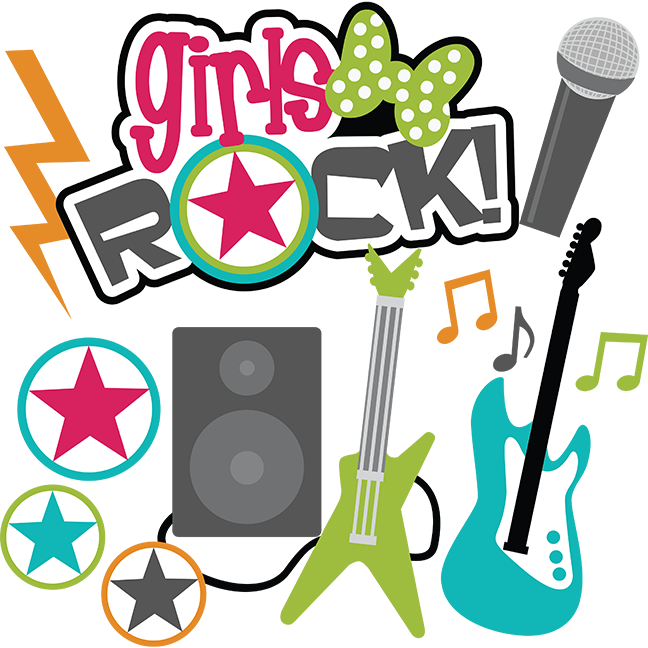 Girls Rock Clip Art - Png Download (648x648), Png Download