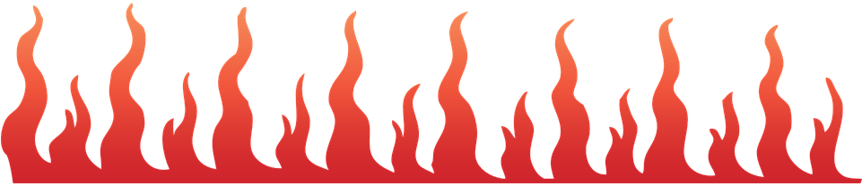 Line Of Fire Clipart - Flames Clip Art - Png Download (960x480), Png Download
