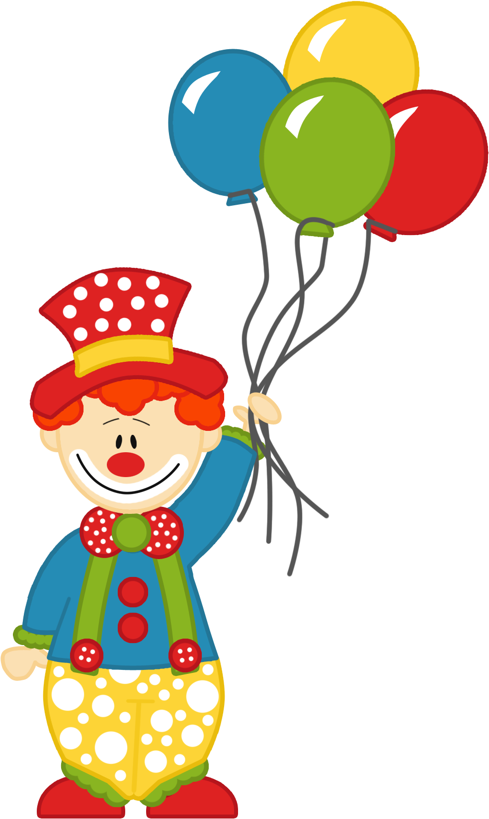Food Clipart Circus - Clown Clipart - Png Download (1035x1701), Png Download