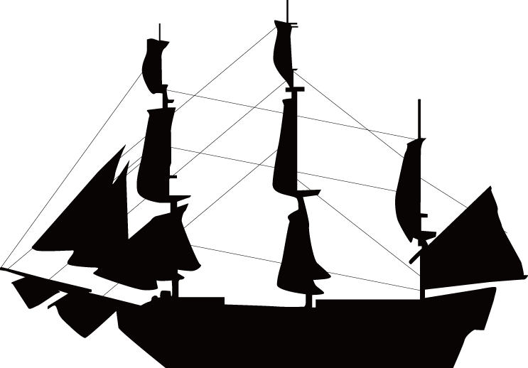 Sailboat Ship Silhouette Clip Art - Sail Boat Silhouette - Png Download (743x518), Png Download