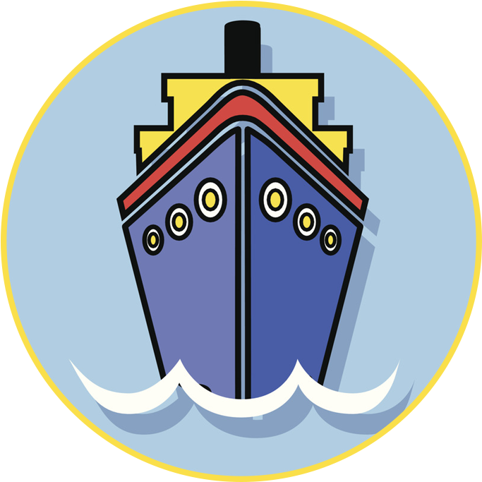 Cruise Drawing Titanic Ship - Cartoon Easy Draw Titanic Clipart (800x800), Png Download