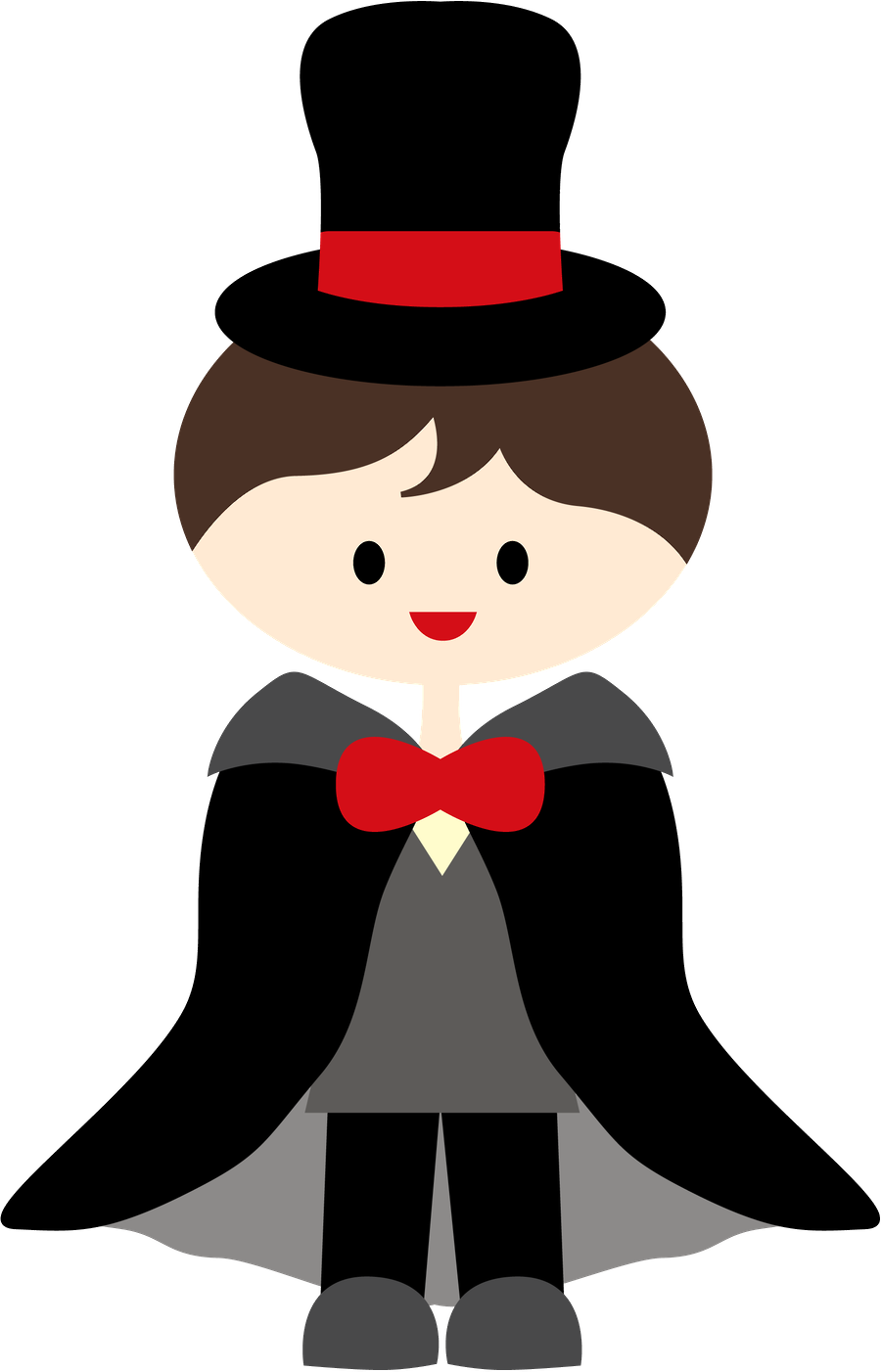 Cute Magician Clipart - Png Download (900x1402), Png Download