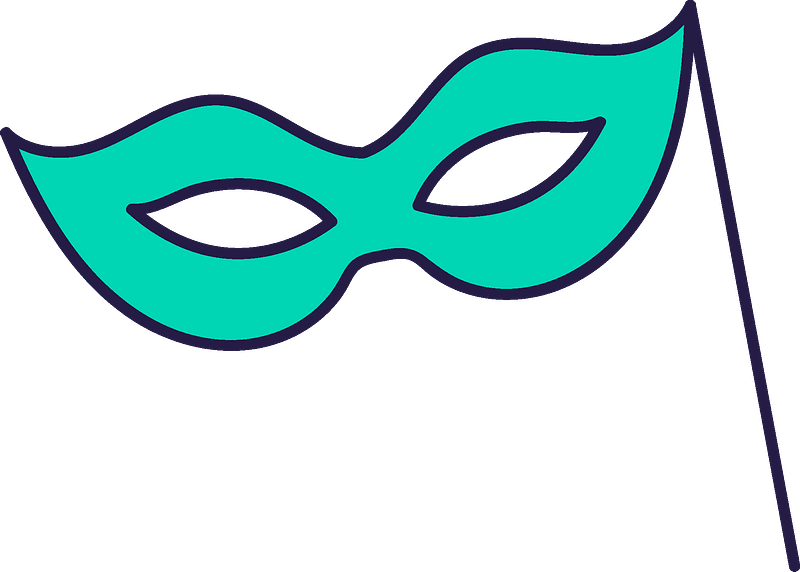Green Mask Clipart - Png Download (800x572), Png Download