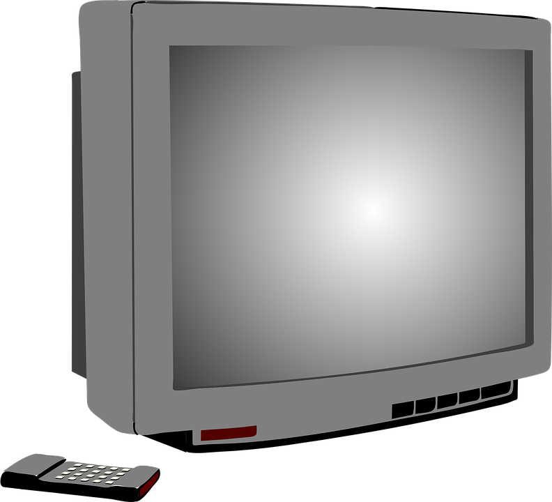 Clipart Tv Small Tv - Transparent Box Tv Png (792x720), Png Download