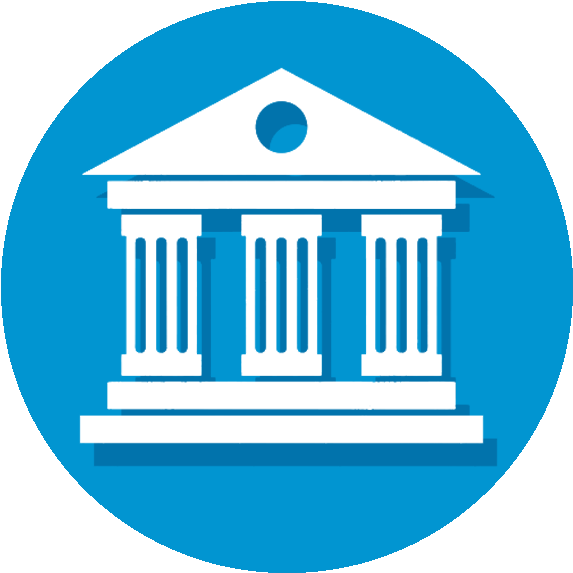 Museums - Blauwe Cirkel Clipart (580x580), Png Download