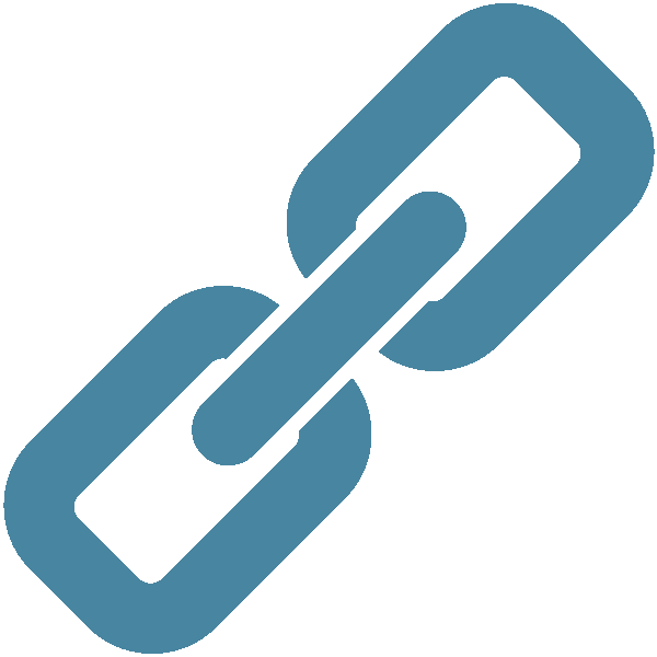 Link Icon Png Blue Clipart (600x600), Png Download