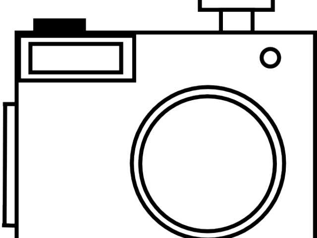 Photo Camera Clipart Outline - Circle - Png Download (640x480), Png Download