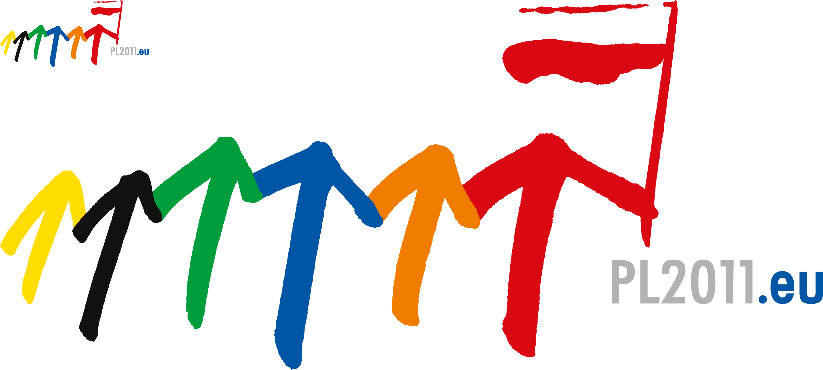 On - Polska Prezydencja W Ue Clipart (3508x1713), Png Download