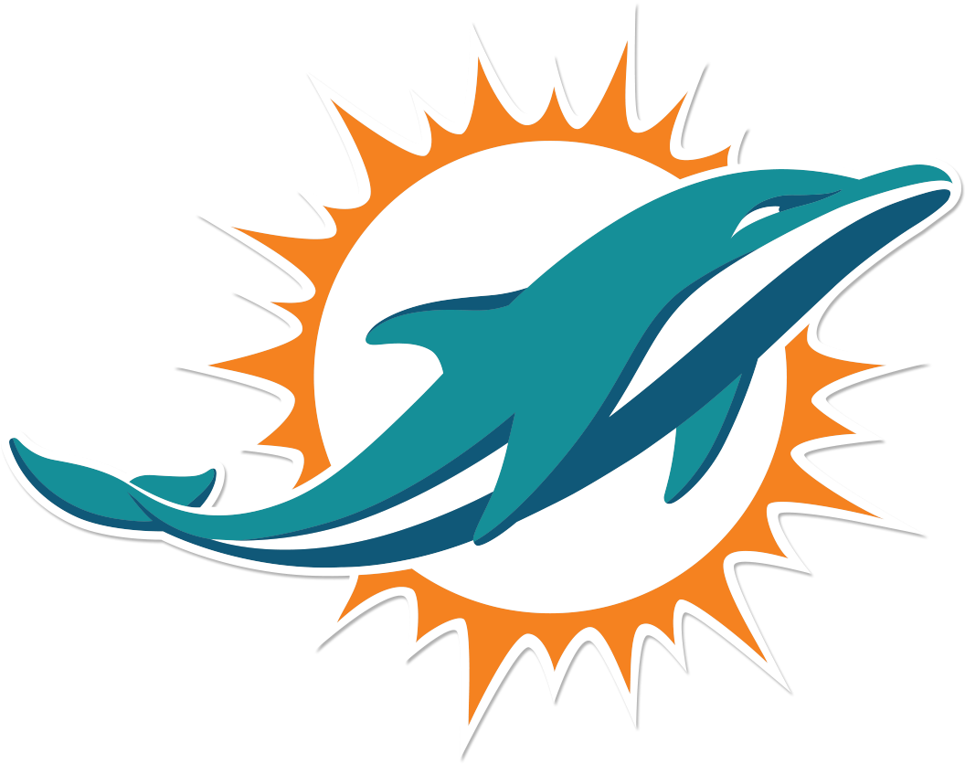 Miami Dolphins - Miami Dolphins 2016 Logo Clipart (1200x1200), Png Download