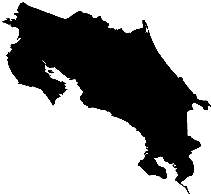 Full Map - Costa Rica Map Svg Clipart (673x620), Png Download