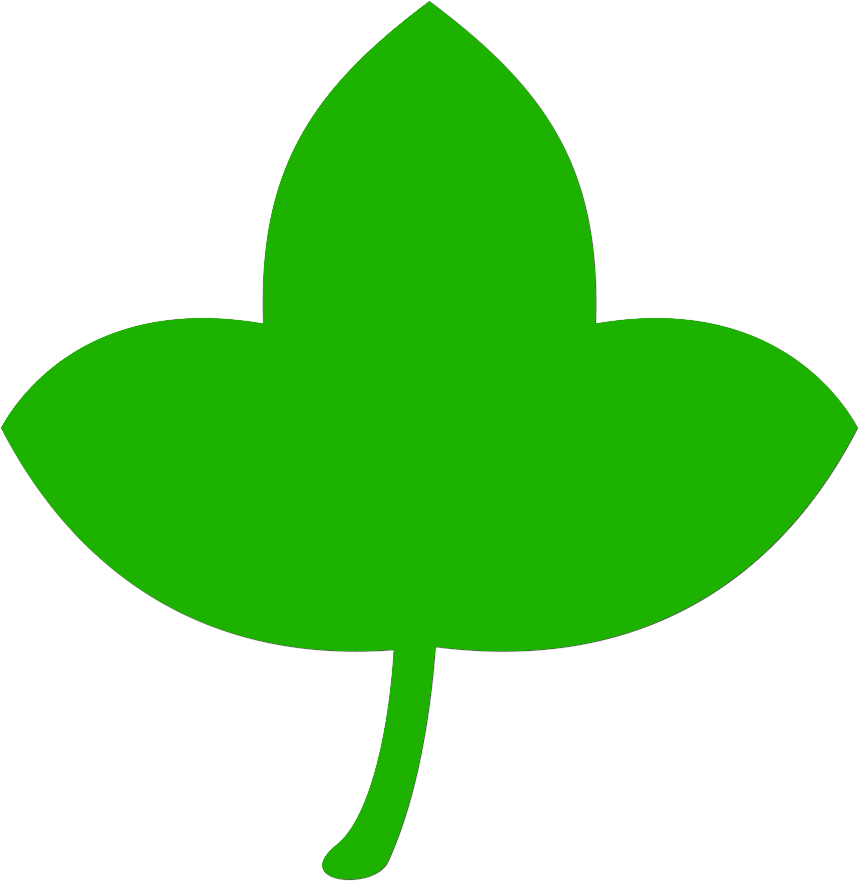 Leaf Plant Tree Fern Clip Art - Yaprak Simge - Png Download (3000x3000), Png Download