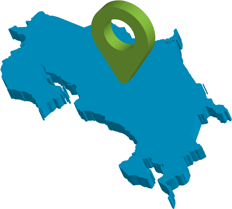 Map Costa Rica About Navsat - Costa Rica Map Transparent Clipart (818x725), Png Download