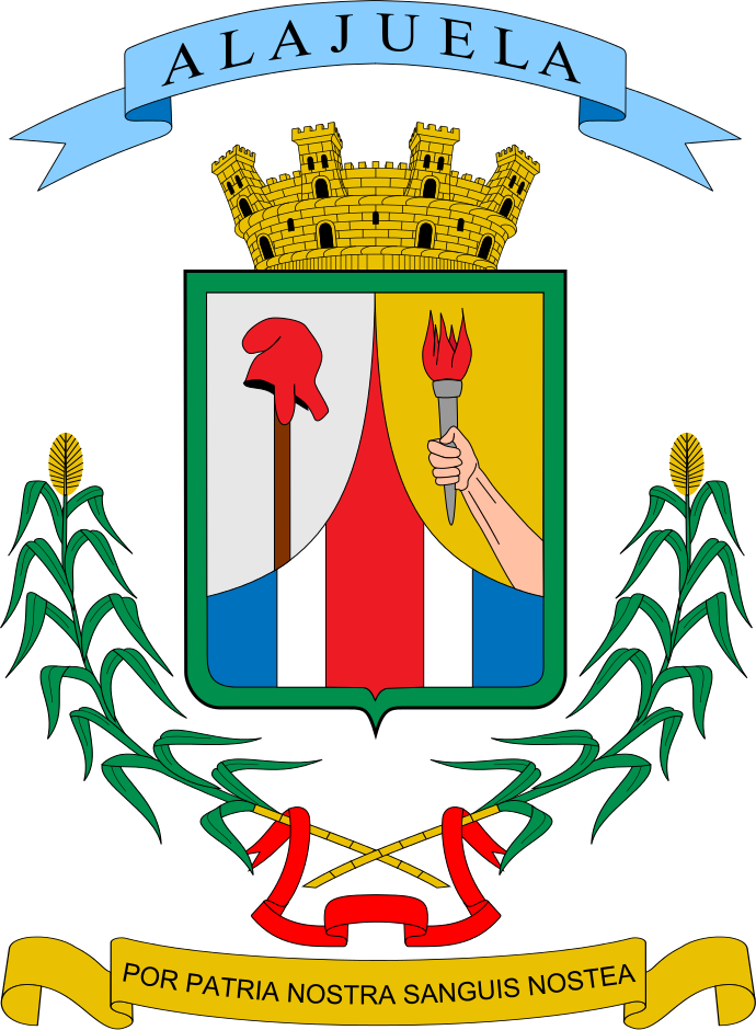 Provincia De Alajuela, Costa Rica, Capital - Escudo De Alajuela Costa Rica Clipart (690x940), Png Download