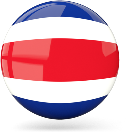 Illustration Of Flag Of Costa Rica - Costa Rica Flag Png Clipart (640x480), Png Download