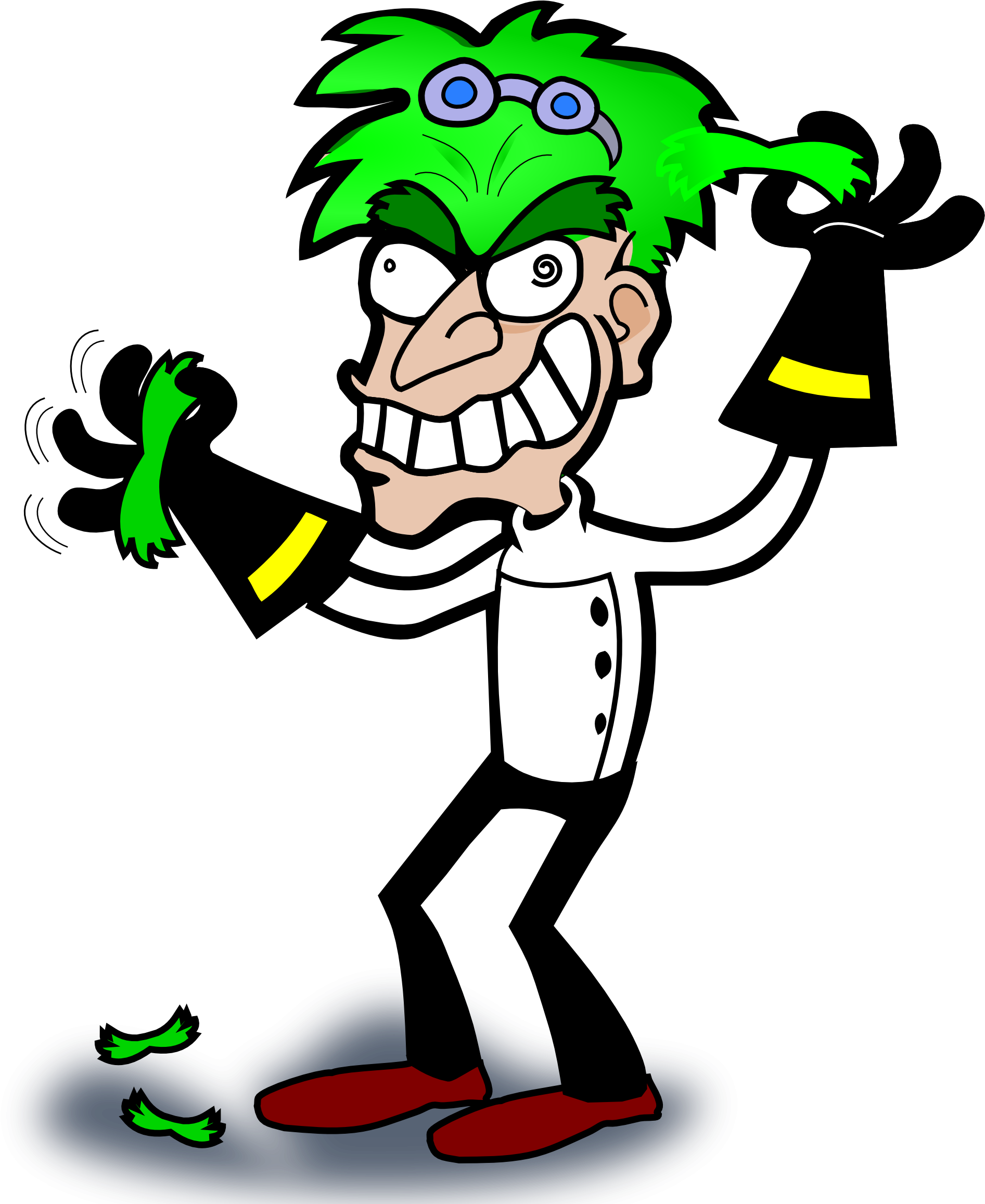 “make Sure You Have Spoken With Them On The Phone And - Clip Art Mad Scientist - Png Download (629x770), Png Download