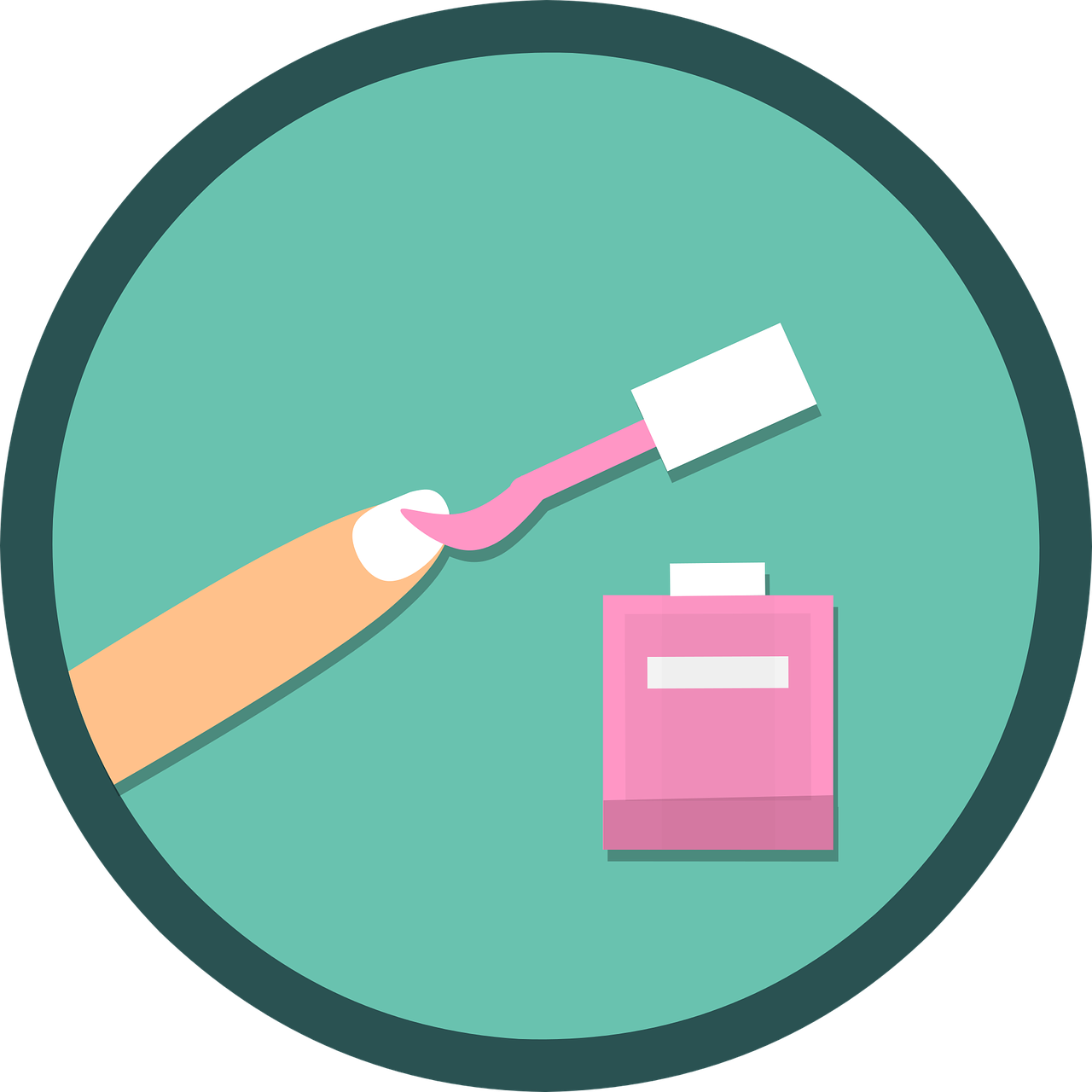 “can I Open My Own Beauty Salon Now That I Have This - Nail Clipart (640x640), Png Download